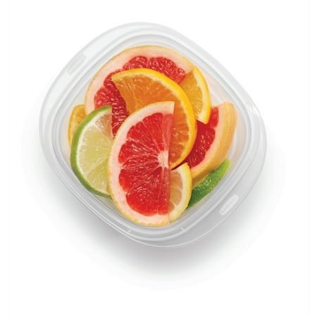 Rubbermaid TakeAlongs 2.1 Cup Square Food Storage Containers, 5 Pack