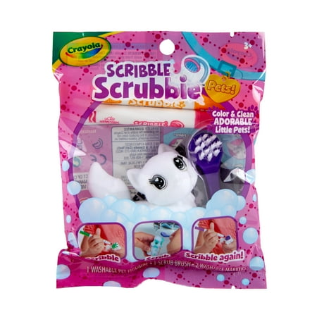 Crayola Scribble Scrubbie Pets 1 Ct Toy, Easter Basket Essentials, Coloring Toy, Kids Easter Toys