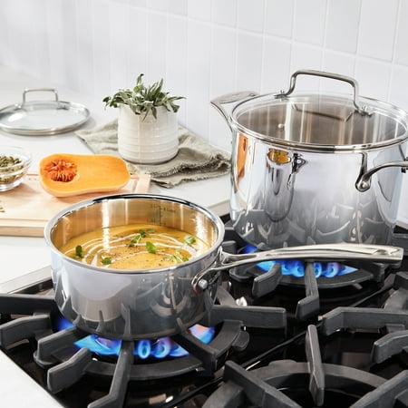 Cuisinart Tri-Ply Pro 11-Piece Stainless Steel Cookware Set