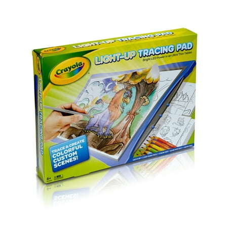 Crayola Light-Up Tracing Pad, Blue, Colored Pencils, Creative Gift for Kids & Artists, Arts & Craft Supplies, Kids Toys