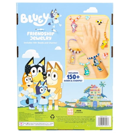 Bluey Friendship Jewelry with Plastic Case, Boys and Girls, Child, Ages 4+