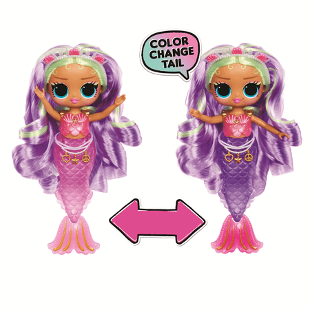 LOL Surprise Tweens Mermaid Cleo Clove Fashion Doll with Color Changing Tail, Movable Fin, Accessories, Kids Toy Gift Ages 4+