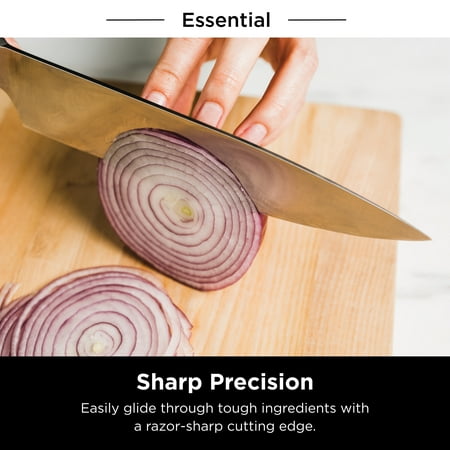 Ninja Foodi NeverDull 10-Piece Essential Knife System with Sharpener, Stainless Steel, K12010