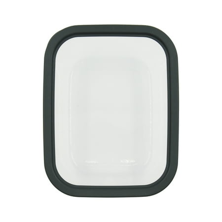 Mainstays Plastic Durable Food Storage Container Set, Gray, 6 PiecesGray,