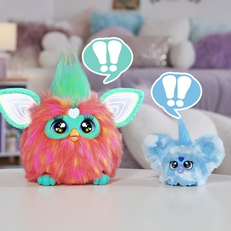 Furby Furblets Sno-Way Holiday Edition Mini Electronic Plush Toy for Girls & Boys 6+