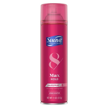 Suave Max Hold Unscented Hairspray, 11 oz