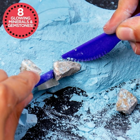 Discovery Glowing Gemstone Dig, Art & Craft Kits for Boys & Girls, Kids & Teens