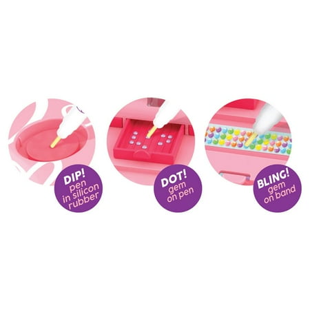 Blingle Bands DIY Gem Friendship Bracelet, 8 Band Deluxe Studio - Arts & Craft Activity for Ages 7 and up