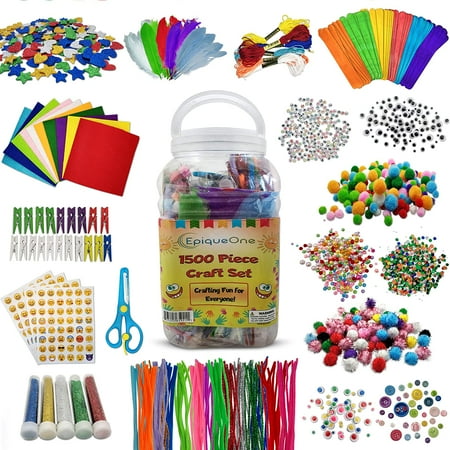 EpiqueOne 1500-Piece Arts & Craft Supplies Set