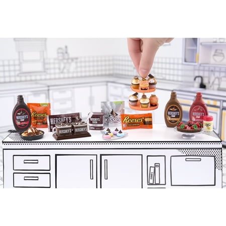 MGA's Miniverse Make It Mini Food Hershey Multi-Pack Mini Collectibles, Novelty Food Toy, Ages 8+