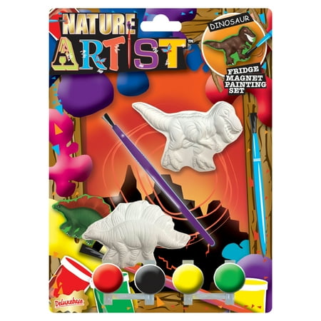 Deluxebase Nature Artist Dinosaur Fridge Magnet Painting Kit