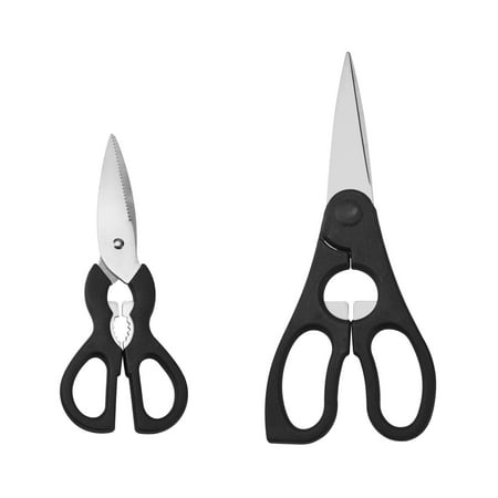 Farberware Classic 23 Piece Never Needs Sharpening Dishwasher Safe Stainless Steel Cutlery and Utensil Set in Black