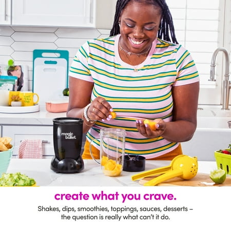 Magic Bullet 4 Piece Personal Blender MBR-0401WM, Black