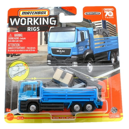 Matchbox Working Rigs Man TGS MCAB, Blue