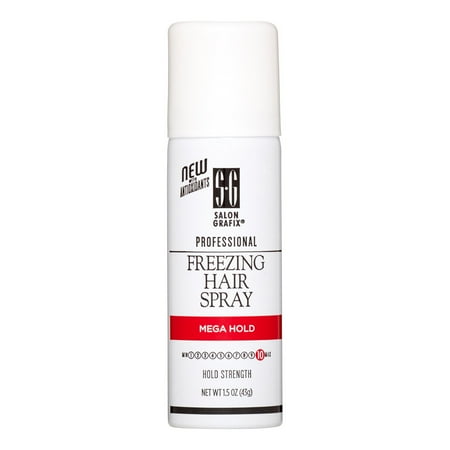 Salon Grafix Freezing Hair Spray, Mega Hold, 1.5 Oz