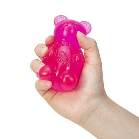 Nee Doh Gummy Bear Squishy Stress Toy - Jumbo Squeezy Fun for Kids and Adults (1 Random Color)