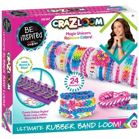 Cra-Z-Art Be Inspired Ultimate Rubber Band Loom, Unisex Child Ages 8 and up