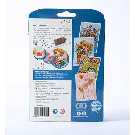 DIAMOND DOTZ? Greeting Cards Value Pack Diamond Painting Kit