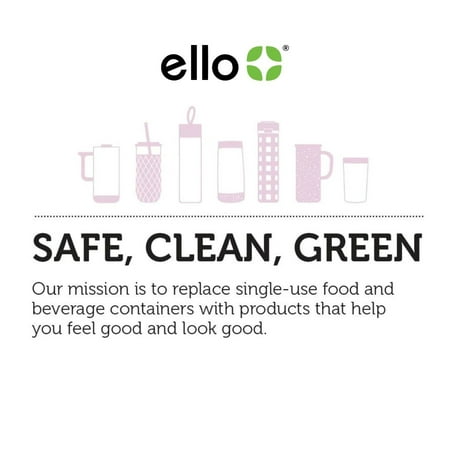 Ello Clear Glass Microwave Safe Food Storage Container