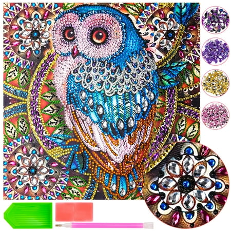 Pearoft Arts and Crafts Gifts for 10 11 12 13+ Year Old Girls Kids, 5d Full Diamond Arts Kits for Teenage Girls Adults Kids Age 9 10 11 12 13 Birthday Gifts Girls Painting Crafts Activities Toy Game, Other