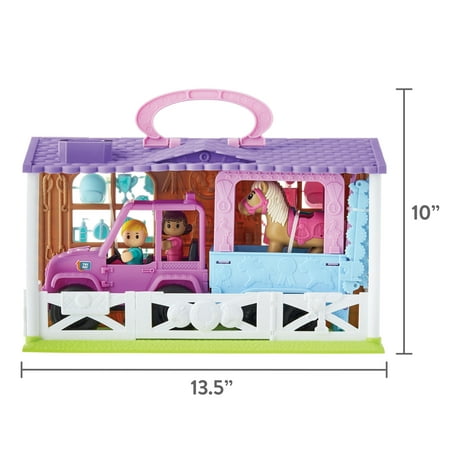 Kid Connection Pony Ranch Play Set with Lights and Sounds, 36 Pieces, Toddler Toys