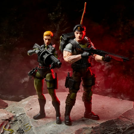 G.I. Joe Classified Series #138, Night Force Vincent R. "Falcon" Falcone & Quarrel, 6? Action Figures