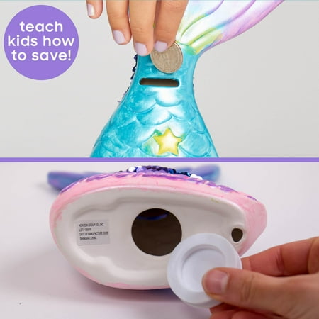 Just My Style Paint Your Own Mermaid Bank Art Kit, Child, Ages 6+