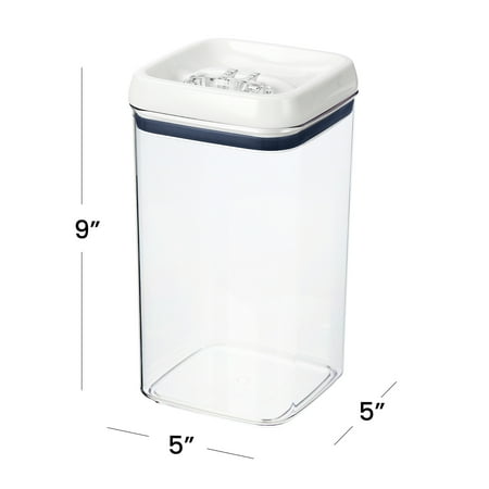 Better Homes & Gardens Canister - 9.9 Cup Flip-Tite? Square Food Storage Container