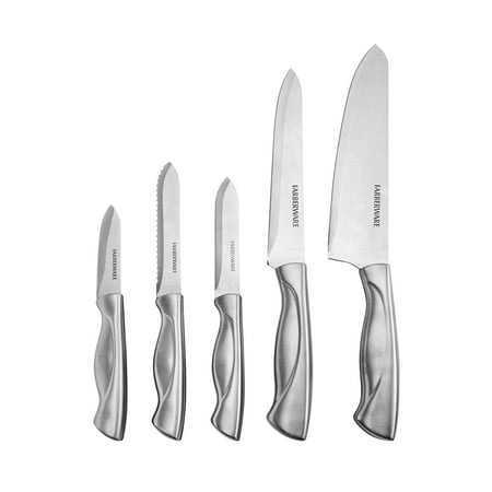 Farberware Classic 22 Piece Stamped Stainless Steel Knife Set and Utensil Set