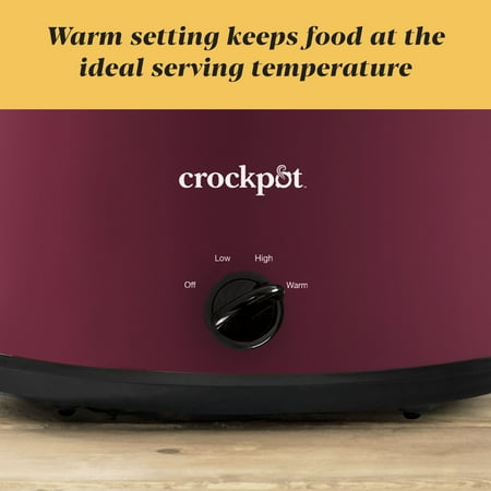 Crock-Pot? Manual 8-Quart Slow Cooker, Rhubarb