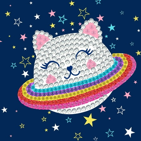 DIAMOND DOTZ? BIG DOTZ? DOTZ? Box Cat with Rainbow Diamond Painting Kit