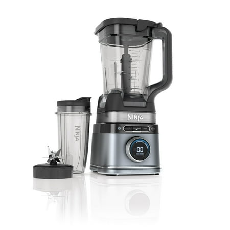 Ninja Detect Power Blender + Personal Single-Serve, BlendSense Technology, Kitchen Countertop, Silver, TB300