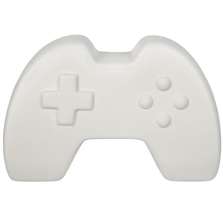 Hello Hobby Paintable Ceramic Game Controller Unpainted for All Ages Unisex .8 oz Art & Craft Kits