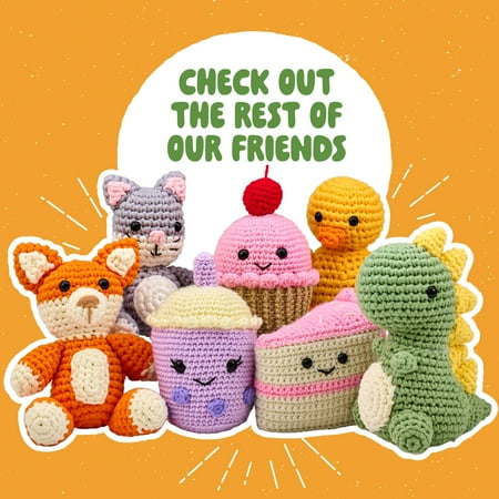 Bucilla Amigurumi Complete Crochet Kit, Billy the Bear, 5"