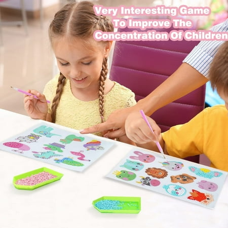 Arts and Crafts Supplies, Diamond Stickers DIY Craft Kits, Arts and Crafts for Kids, Toys for Girls Ages 5 6 7 8 9 10 11 12 Years Old