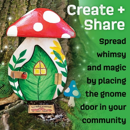 Creativity for Kids Gnome Garden Door: Arts and Crafts for Kids Ages 6-8+, Unisex Toys