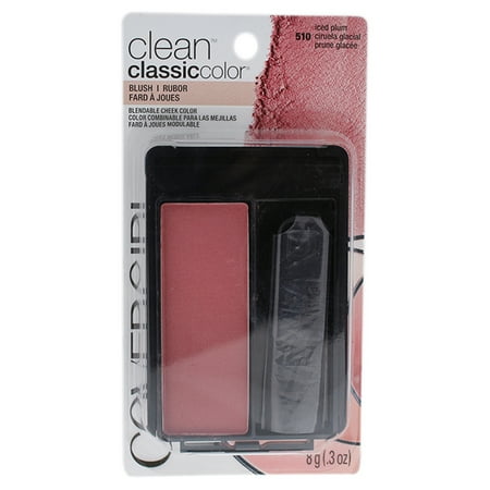 COVERGIRL Classic Color Powder Blush, 510 Iced Plum, 0.3 oz, Long Lasting Glowing ColorClear,