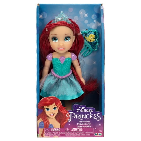 Disney Princess the Little Mermaid Petite Ariel 6 inch Fashion Doll with Beautiful Outfit and Comb