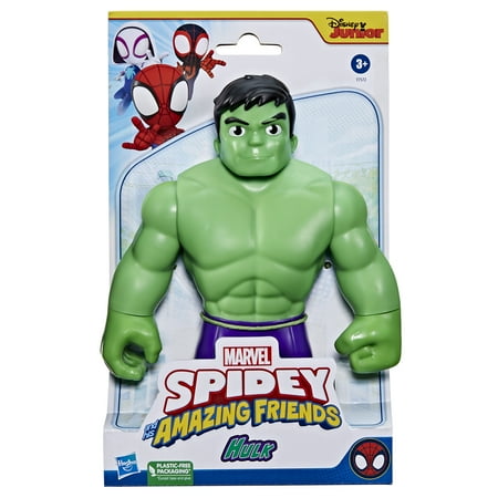 Marvel Spidey and His Amazing Friends Supersized Hulk Action Figure, Super Hero Toy