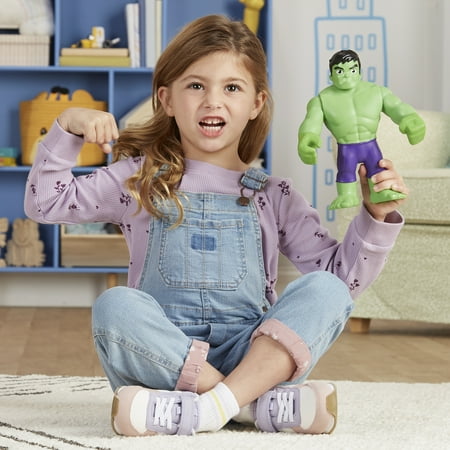 Marvel Spidey and His Amazing Friends Supersized Hulk Action Figure, Super Hero Toy