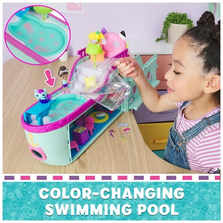 Gabby?s Dollhouse, Gabby Cat Friend Ship Cruise Ship Toy Vehicle Playset, for Kids Age 3 and up