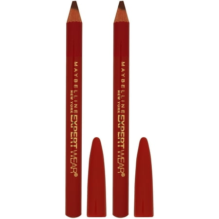 Maybelline Expert Wear Twin Brow & Eye Pencils, Medium Brown, 0.06 oz.