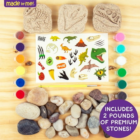 Made By Me Dino Rock Painting, Boys and Girls, Child, Ages 6+