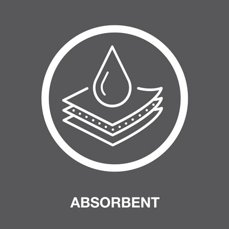 Mainstays Solid Dish Cloth, White, 12"W x 12"L, 10 Piece, White