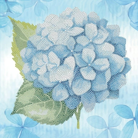 DIAMOND DOTZ? Blue Hydrangea Special Edition Diamond Painting Kit