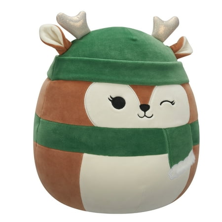 Squishmallows Official Plush 12 inch Dawn The Winking Brown Fawn - Childs Ultra Soft Stuffed Animal Toy