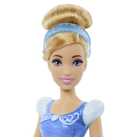Disney Princess Cinderella Fashion Doll with Blonde Hair, Blue Eyes & Hair AccessoryOne Size,