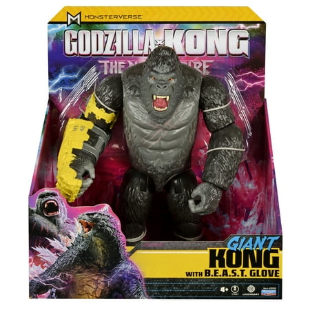 Godzilla x Kong Giant Kong Figure by Playmates Toys Action Figure, Multicolor, 2.5 lb