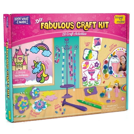 Imagimake Fabulous Craft Kit | Creative DIY Arts and Crafts Set for Kids | Gift for Kids Ages 5-12