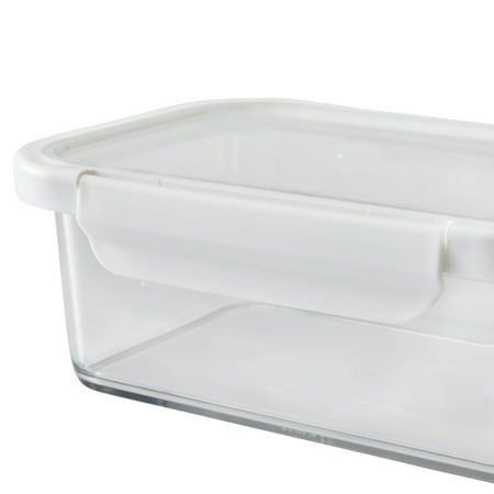 Better Homes & Gardens 4Cup Rectangle Tritan Food Storage Container with Tritan Lid. Set of 2, 4 Pieces